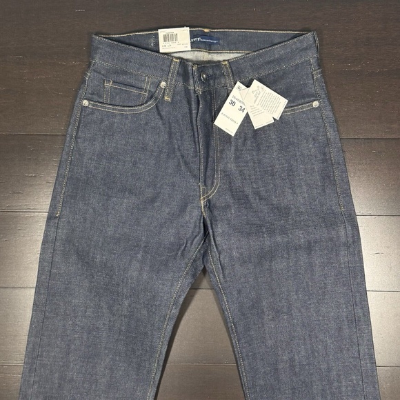 Levi's 501 Jeans 30 x 34 Japanese Selvedge Denim Straight Zip Fly Blue Tab 82 - Picture 1 of 9